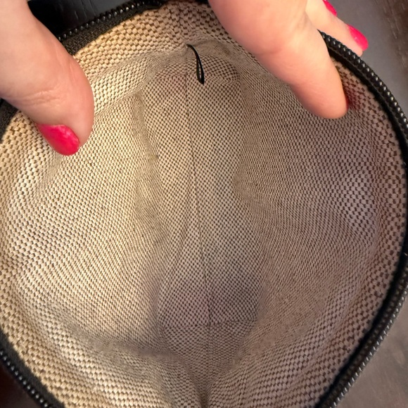 Dooney & Bourke Croc-Embossed Leather cosmetic Pouch Brown - Picture 8 of 15